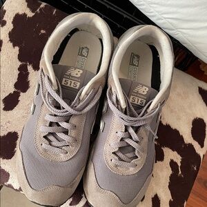 Mens New Balance gray and Beige Sneakers
